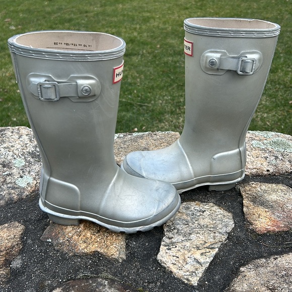 Hunter rain boots silver - Picture 3 of 15